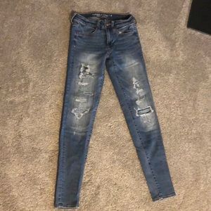 American Eagle Distressed Jeggings